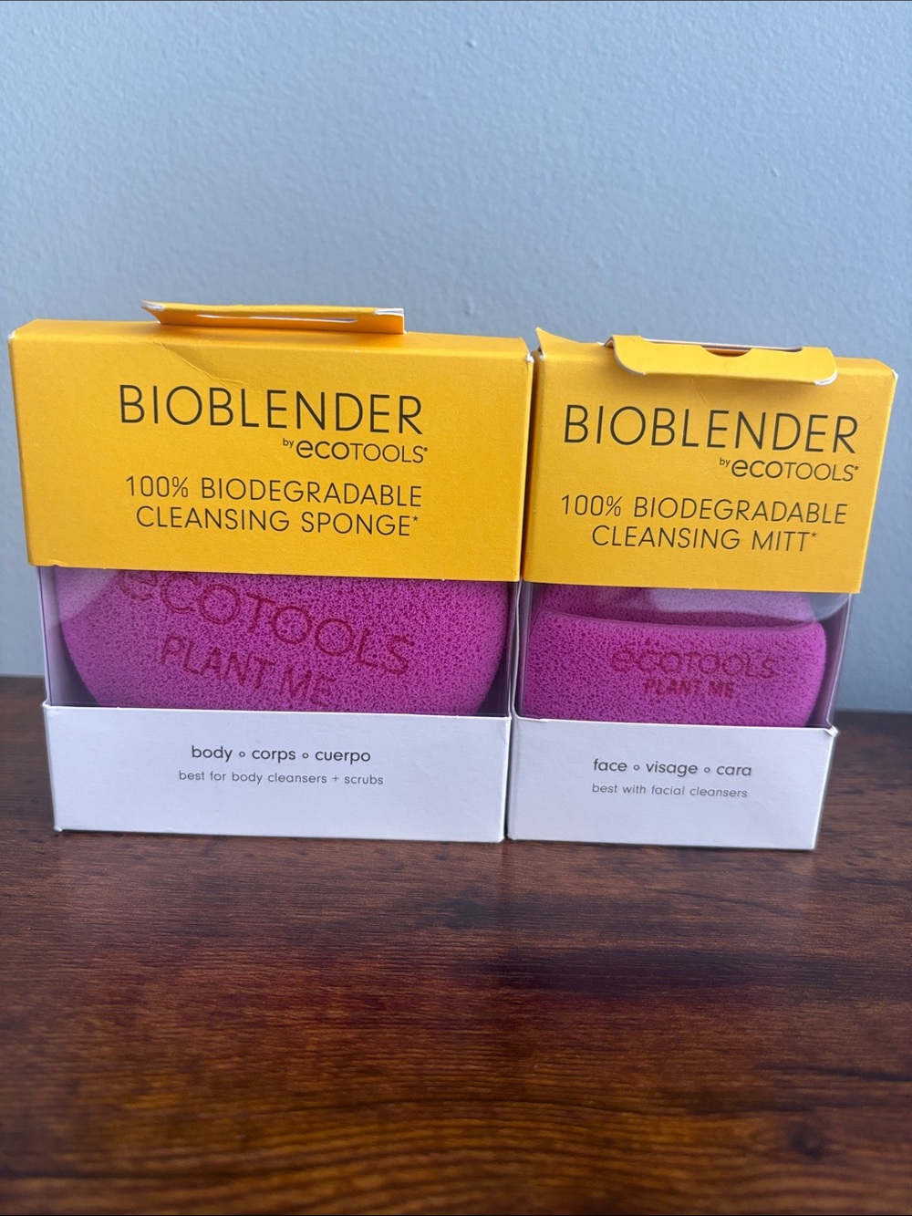 ecotools BioBlender 100% Biodegradable Cleansing Sponge & Mitt - Purple